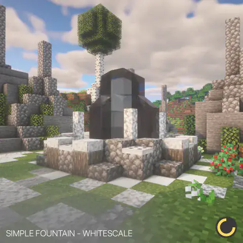 Simple Fountain - Whitescale