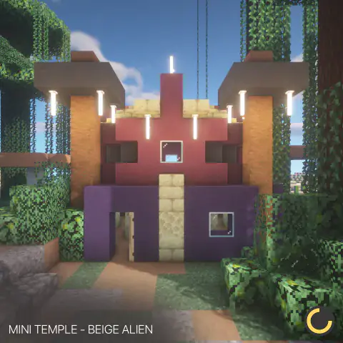 Mini Temple - Beige Alien