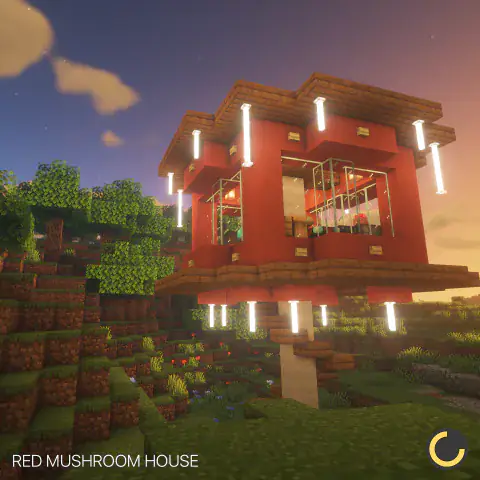 Red Mushroom House