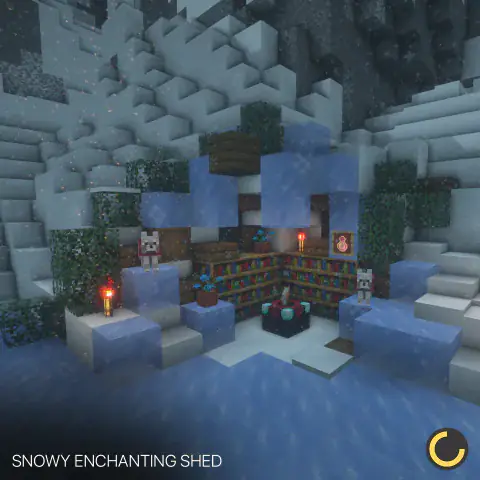 Snowy Enchanting Shed