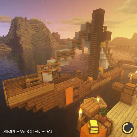 Simple Wooden Boat