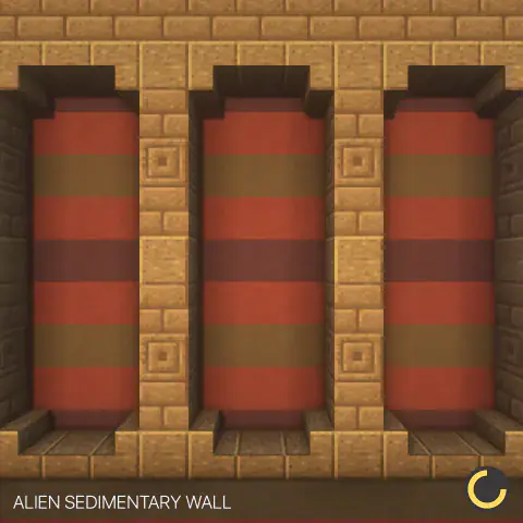 Alien Sedimentary Wall