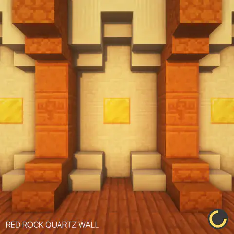 Red Rock Quartz Wall