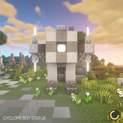 Cyclops Bot Statue