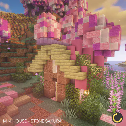 Mini House - Stone Sakura