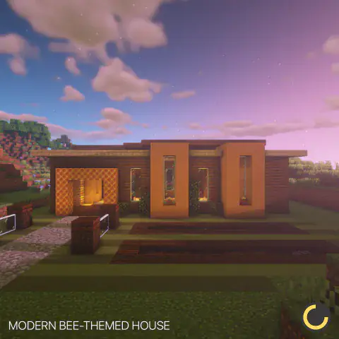 Modern Bee-Themed House